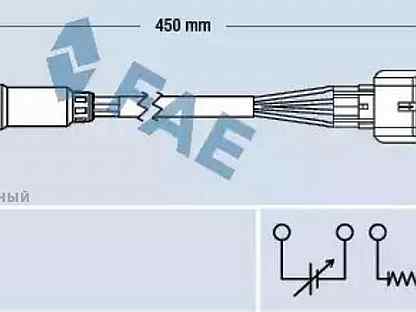 FAE 77469 Датчик кислорода renault duster F4R/loga