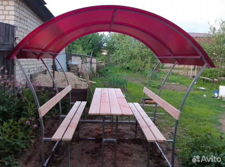 Беседка из поликарбоната