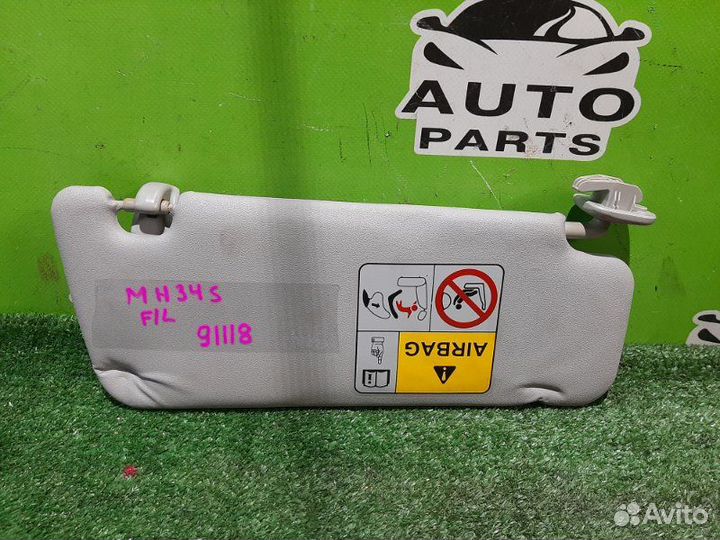 Козырек солнцезащитный suzuki wagon R MH34S R06A 2014 Перед. Лев