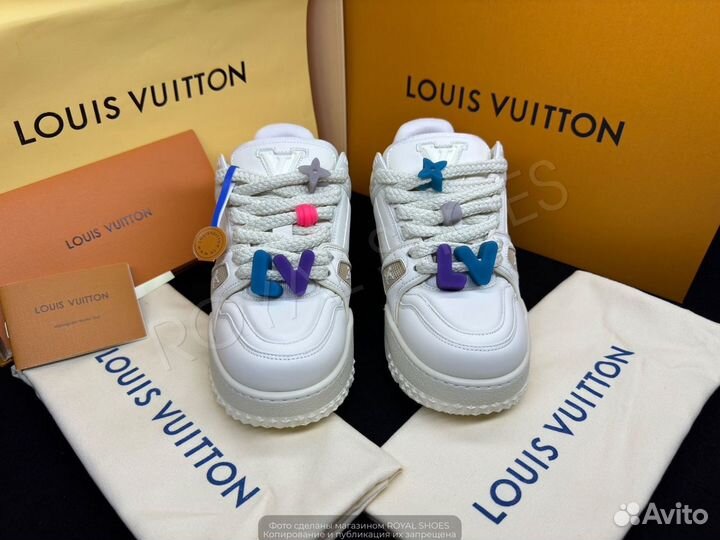 Кроссовки Louis Vuitton Trainer Maxi White