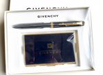 Комплект: ручка и визитница Givenchy