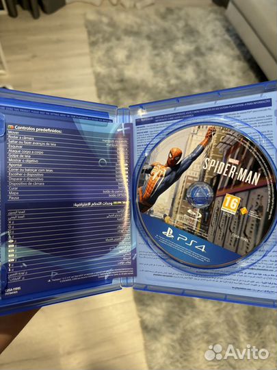 Spider man ps4 диск