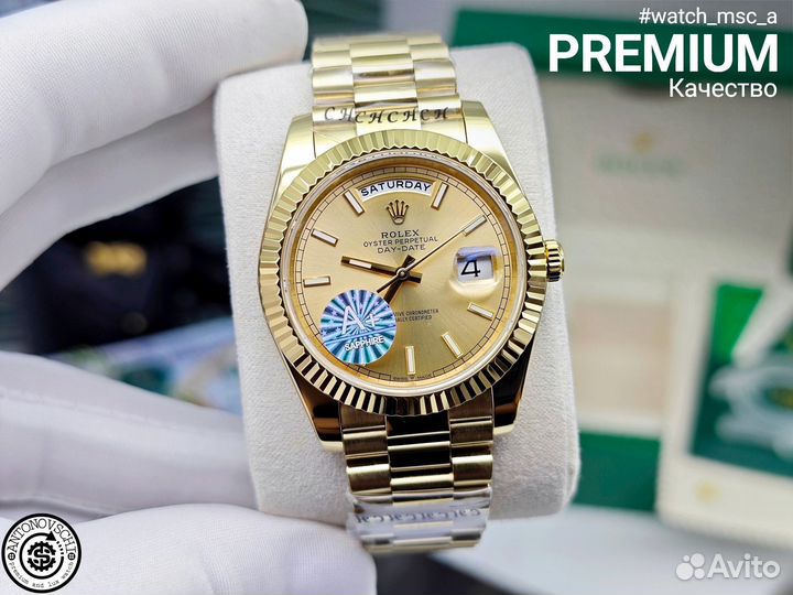 Механические часы Rolex Day Date золотые