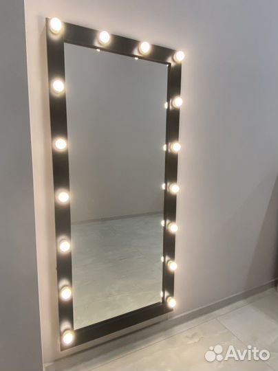 Зеркало ростовое с подсветкой гримерное зеркало