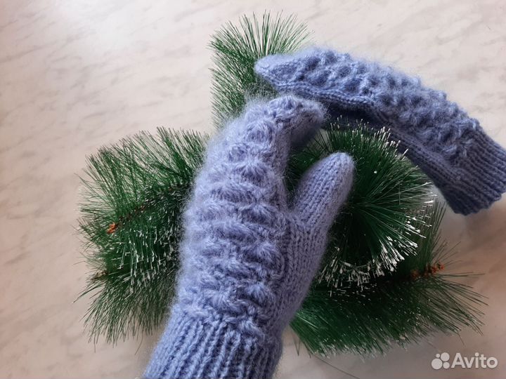 Варежки ручной работы