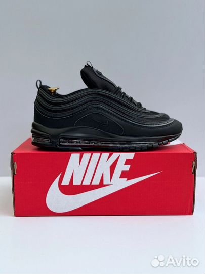 Кроссовки Nike air max 97 black-черный lux 36-45