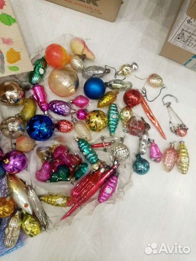 Елочные игрушки СССР