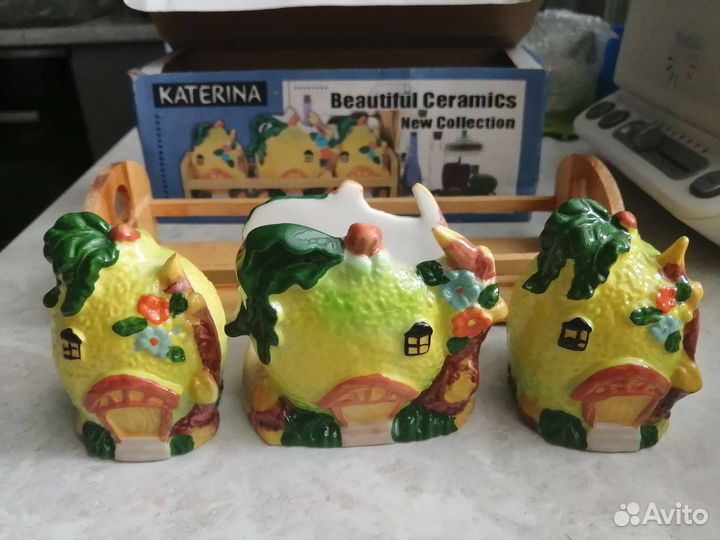 Набор для специй керамика