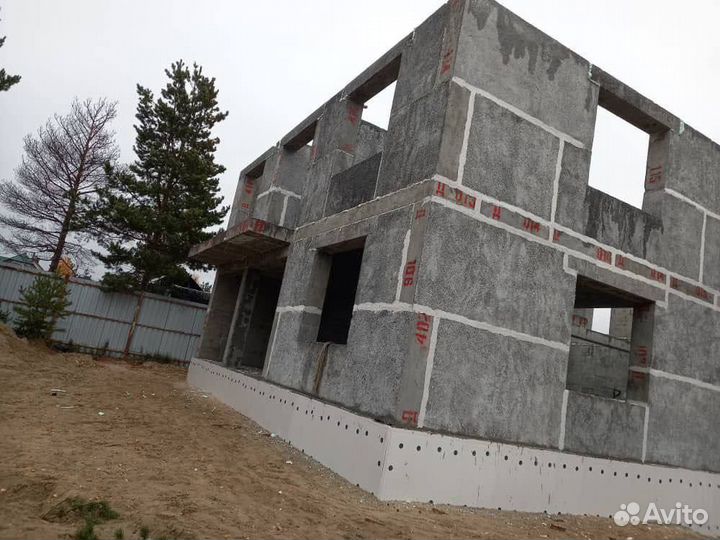 Дом из полистиролбетона 220м2