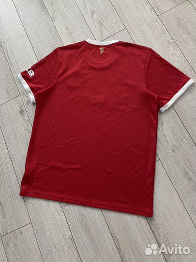 Красная футболка Adidas x Manchester United XL