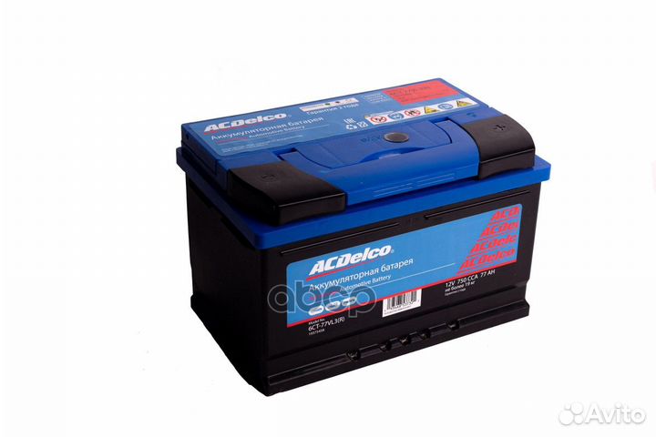 АКБ 6CT-77VL3(R) 77Ah 750A - обратная