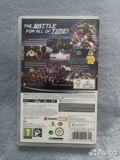 Картридж для Nintendo switch Super Heroes 2