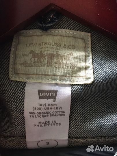 Levi's джинсовая ветровка женская