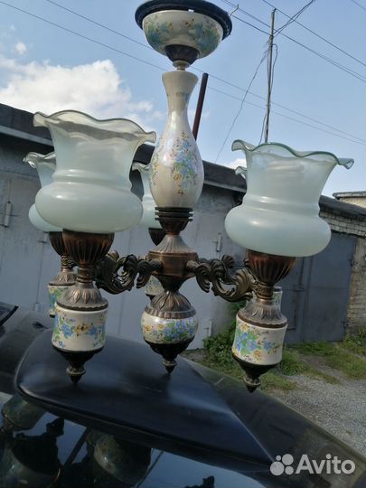 Люстра потолочная бу