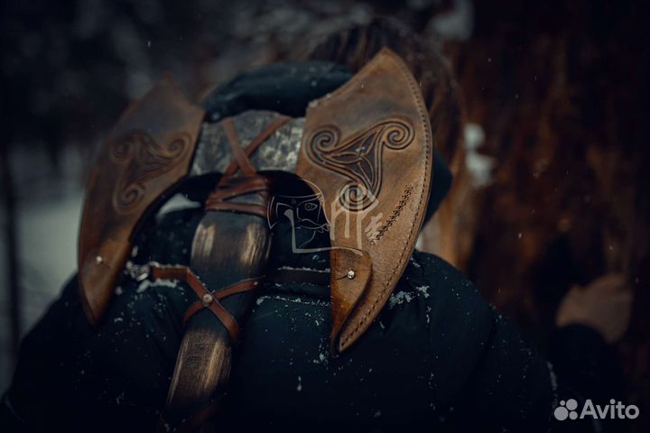 Кованый топор Перуна двусторонний