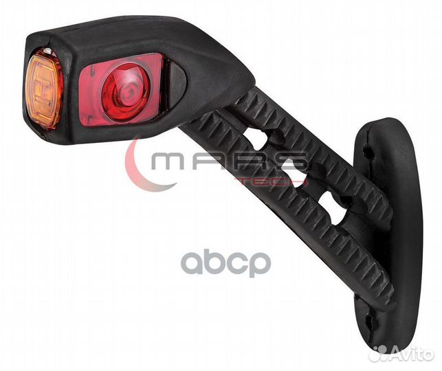 Фонарь габаритный рожок LED 24v прямоуг стекла