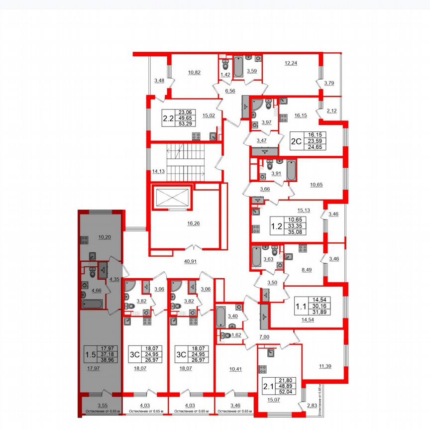 1-к. квартира, 37,2 м², 3/4 эт.