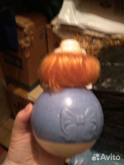 Кукла неваляшка СССР клоун вятка клеймо