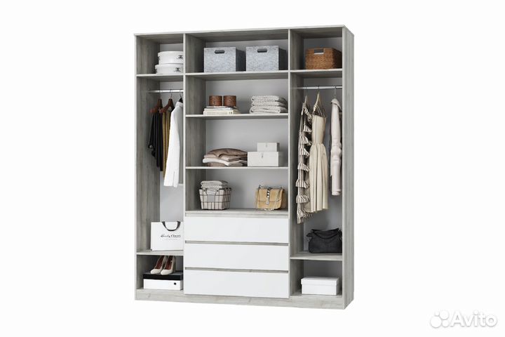 Шкаф. Шкаф белый распашной