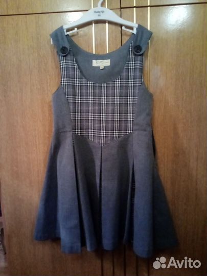 Школьная форма для девочки, сарафан