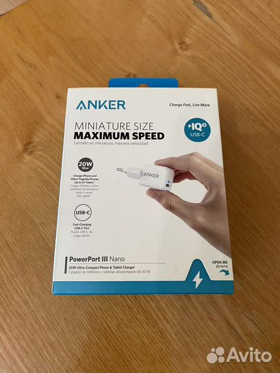 Сетевое зарядное устройство Anker