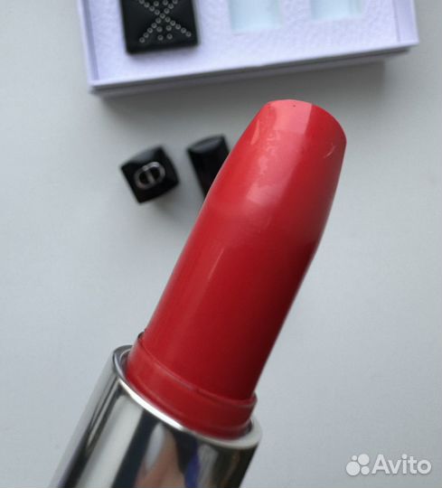 Dior набор помад + кейс с зеркалом