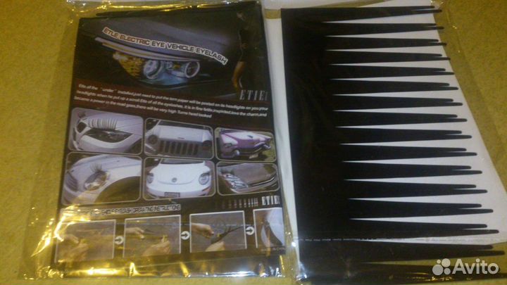 Ресницы на фары авто