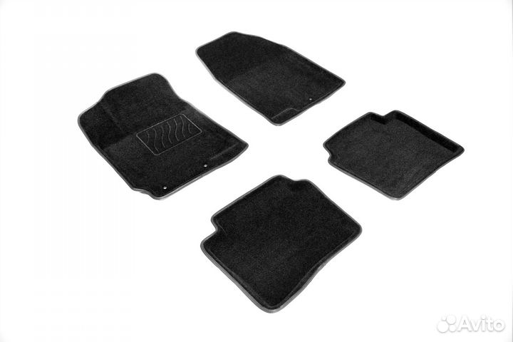 Коврики в салон 5 шт. Hyundai Solaris 1 рестайлинг