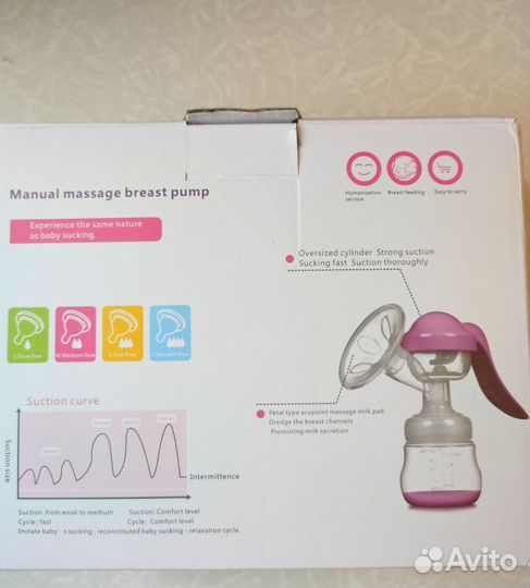 Молокоотсос ручной RH208, новый