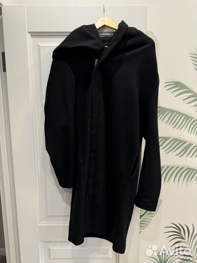 Пальто мужское черное reserved