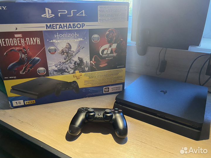 Sony playstation 4 slim с играми