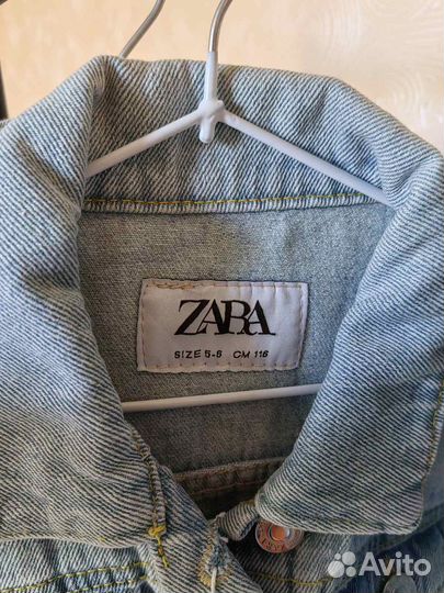 Джинсовая куртка для девочки zara