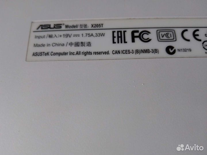 Нетбук Asus eeebook x205ta