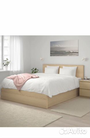 Кровать Мальм Икеа (для матраса 140x200)