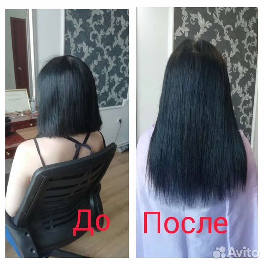 Наращивание волос,коррекция, гарантия качества