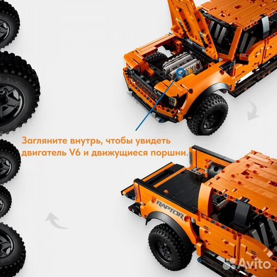 Конструктор Игрушки Автомобиль Аналог Lego