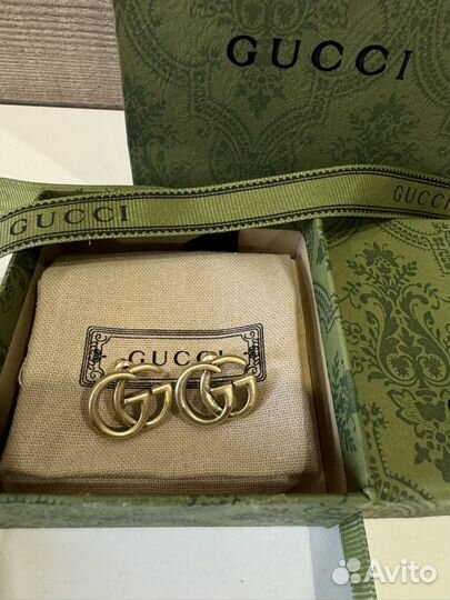 Винтажные серьги Gucci три вида