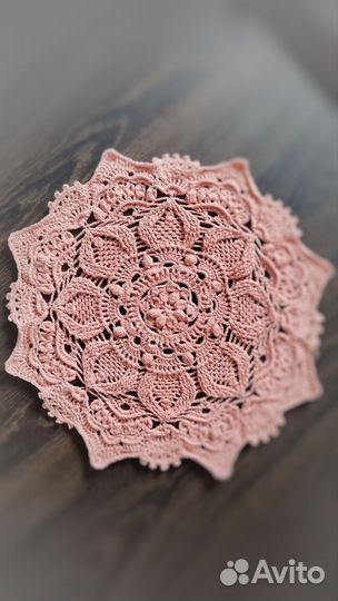Салфетка крючком(рельефная)
