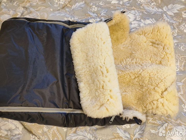 Конверт в коляску из овчины