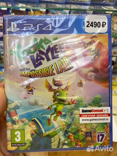 Yooka-Laylee and the Impossible диск для PS4 новый