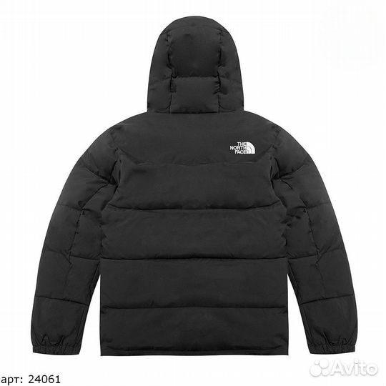 Зимняя куртка The North Face с капюшоном Чёрная