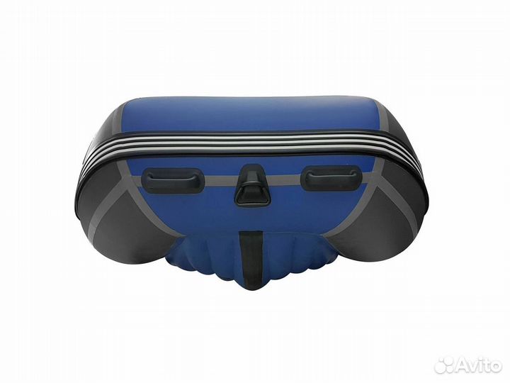 Лодка Пвх Orca 380 нд с фальшбортом серый/темно-си