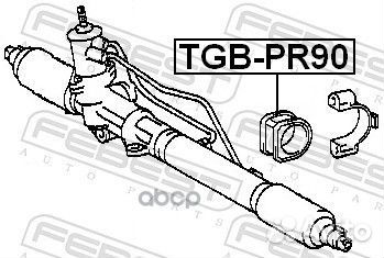 TGB-PR90 проставка рулевой рейки land cruiser 9