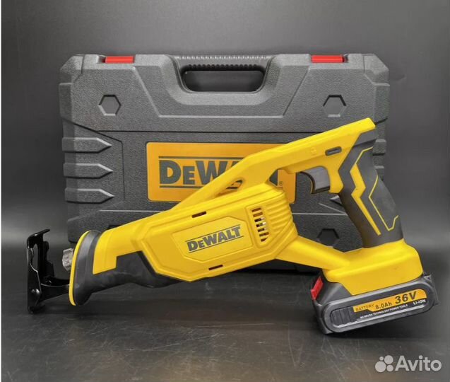 Сабельная пила аккумуляторная DeWalt, в кейсе / са