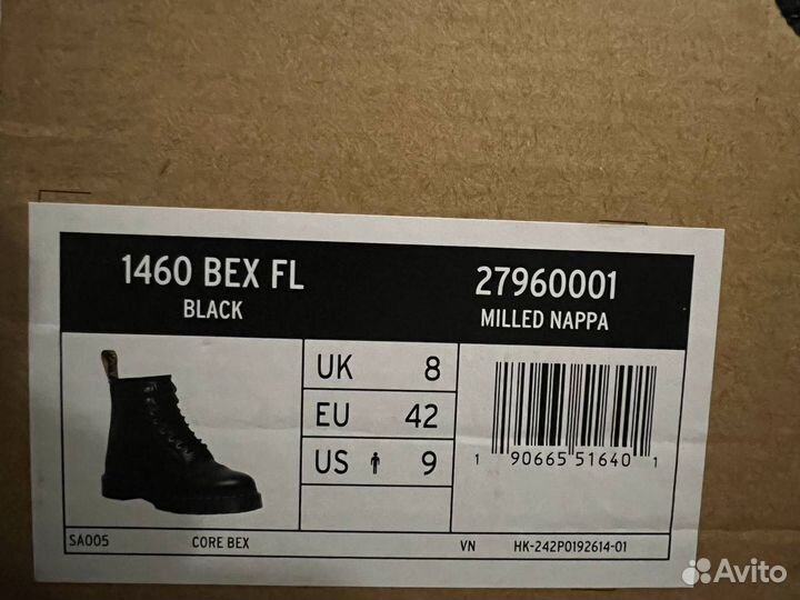 Зимние ботинки Dr.Martens 1460 BEX FL