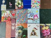 Пакеты подарочные упаковка праздничная открытки