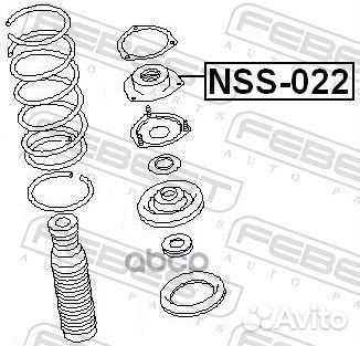 Опора переднего амортизатора (nissan terrano III