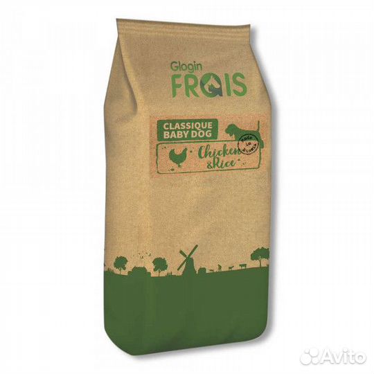 Frais Сухой корм для щенков всех пород курица с ри