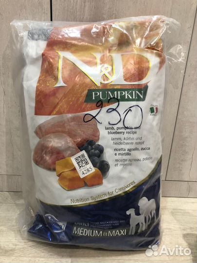 Корм для собак farmina 12 кг