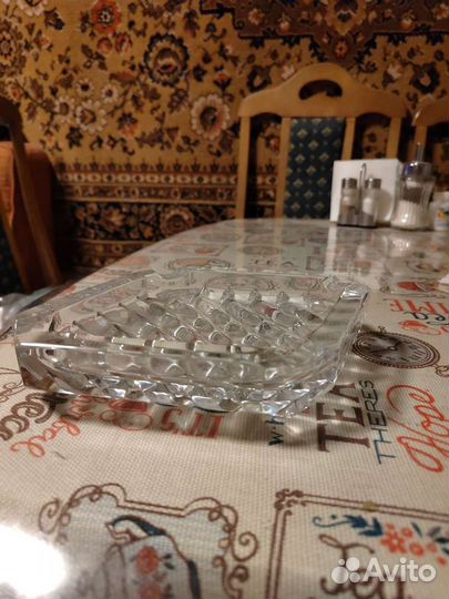 Пепельница хрустальная